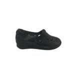 Balerini dama Hangao Gon,  imitatie de piele, negru
