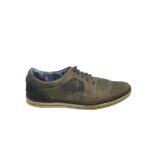 Pantofi barbati S'Oliver, 45, piele intoarsa, piele, gri