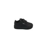 Adidasi copii Puma, 24, imitatie de piele, negru