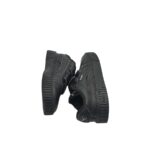 Adidasi copii Puma, 24, imitatie de piele, negru - imagine 4