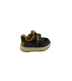 Adidasi copii 24, imitatie de piele, material textil, negru