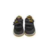 Adidasi copii 24, imitatie de piele, material textil, negru - imagine 3