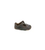 Sandale copii Clarks, 21, piele intoarsa, piele, gri
