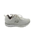 Adidasi dama Skechers, 40, material textil, alb