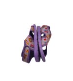 Sandale copii 28, material textil, mov - imagine 4