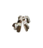Sandale copii Next, 21, piele, alb - imagine 4