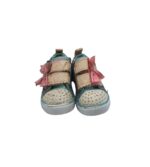 Tenisi copii Skechers, 21, material textil, gri - imagine 3