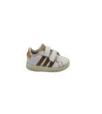 Adidasi copii Adidas, 25, imitatie de piele, alb