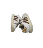 Adidasi copii Adidas, 25, imitatie de piele, alb - imagine 4