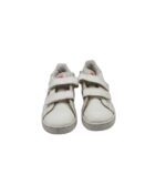 Adidasi copii Adidas, 25, imitatie de piele, alb roz - imagine 3