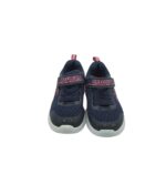 Adidasi copii Skechers, 23, material textil, bleumarin - imagine 3