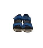 Sandale copii Superfit, 29, piele intoarsa, material textil, albastru - imagine 3