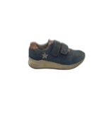 Adidasi copii Superfit, 30, piele intoarsa, albastru