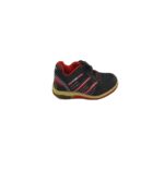Adidasi copii 24, imitatie de piele, material textil, negru