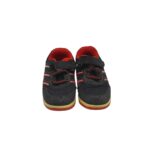 Adidasi copii 24, imitatie de piele, material textil, negru - imagine 3