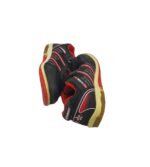 Adidasi copii 24, imitatie de piele, material textil, negru - imagine 4