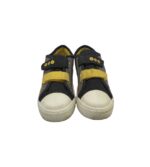 Tenisi copii 30, material textil, negru gri - imagine 3