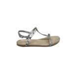 Sandale dama Divided, 39, imitatie de piele, gri