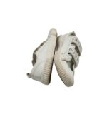 Tenisi copii Next, 30, imitatie de piele, alb - imagine 4