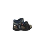 Sandale copii Pax, 24, material textil, negru