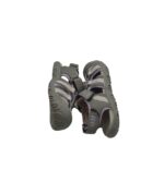 Sandale copii 25, imitatie de piele, gri - imagine 4