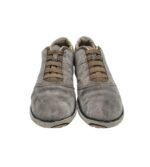 Adidasi barbati Geox, 45, piele intoarsa, gri - imagine 3