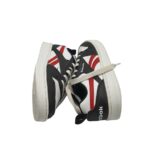 Adidasi copii Reebok, 35, imitatie de piele, alb negru - imagine 4