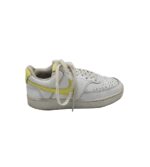 Adidasi dama Nike, 40, piele, alb galben