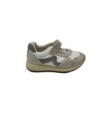 Adidasi copii Next, 30.5, piele intoarsa, material textil, alb gri