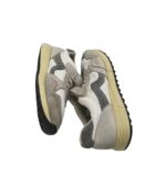 Adidasi copii Next, 30.5, piele intoarsa, material textil, alb gri - imagine 4