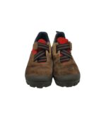 Adidasi copii Quechua 27, piele intoarsa, material textil,  maro rosu - imagine 3