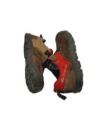 Adidasi copii Quechua 27, piele intoarsa, material textil,  maro rosu - imagine 4