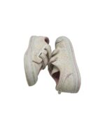 Tenisi copii F&F, 26, imitatie de piele, alb - imagine 4