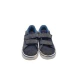 Tenisi copii Puma, 24, piele intoarsa, gri - imagine 3