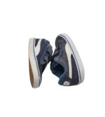 Tenisi copii Puma, 24, piele intoarsa, gri - imagine 4