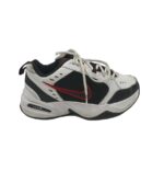 Adidasi barbati Nike, 44, material textil, piele, alb negru