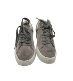 Adidasi dama Puma, 39, piele intoarsa, gri - imagine 3