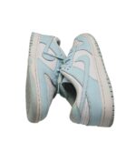 Adidasi barbati Nike, 46, piele, alb albastru - imagine 4