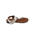 Sandale dama My♥U , 37, imitatie de piele, alb