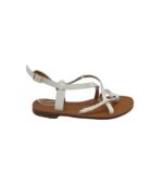Sandale dama My♥U, 40, imitatie de piele, alb