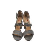 Sandale dama My♥U, 35, material textil, gri - imagine 3