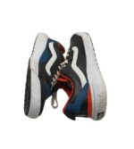 Tenisi dama Vans, 39, imitatie de piele, negru albastru - imagine 4