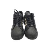 Adidasi dama Adidas, 38, imitatie de piele, piele, negru - imagine 3