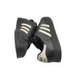 Adidasi dama Adidas, 38, imitatie de piele, piele, negru - imagine 4