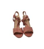 Sandale dama My♥U 37, material textil, roz - imagine 3