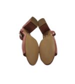 Sandale dama My♥U 37, material textil, roz - imagine 5