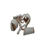 Sandale dama My♥U , imitatie de piele, gri - imagine 4