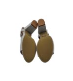 Sandale dama My♥U , imitatie de piele, gri - imagine 5
