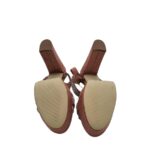 Sandale dama My♥U 37, material textil, roz - imagine 5