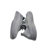 Adidasi dama Kisser, material textil, gri - imagine 4